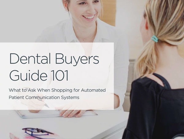 We continually optimize your dental marketing strategy to keep up with search engine algorithm updates. For more information on SEO, search engine advertising, and integrating dental recall solutions into your online marketing strategy, download this free dental buyer's guide today.